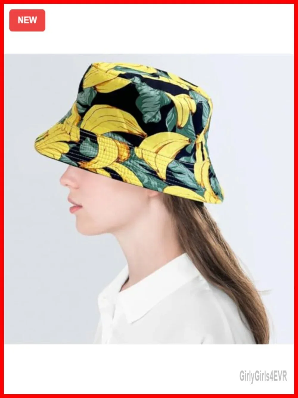 Reversible Bucket Hat Wide Brim UV Protection Foldable Sun Hat